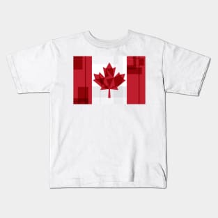 O Canada flag Kids T-Shirt